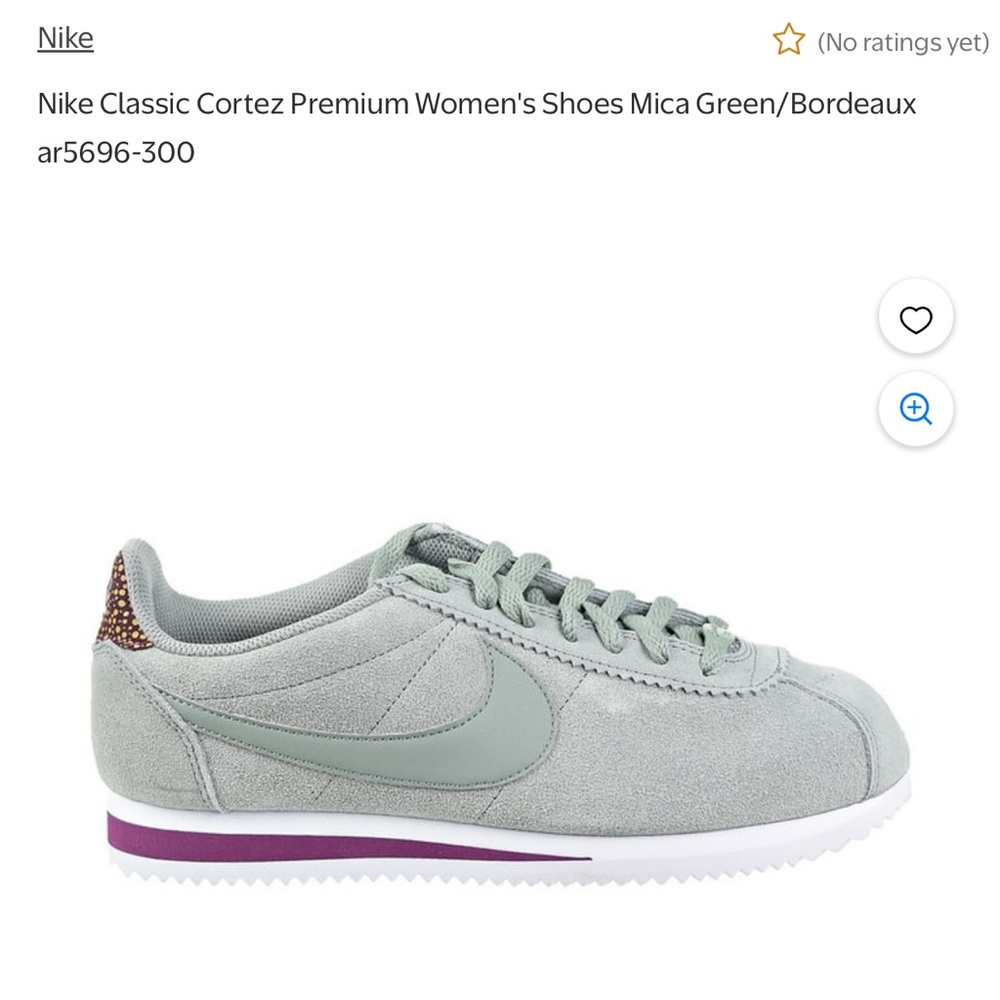 Nike Cortez Mica Green/Bordeaux Women’s 8.5